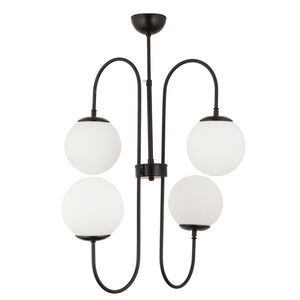 Lustra HubRom, SOSA 3558-04-BL 60x56 cm 4xE27-60W Negru