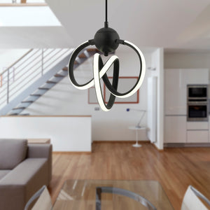 Lustra Led HubRom, STARK Negru 3768-01-BL-01 26x90 cm 35 W / Lumina Calda,Rece,Neutra 0