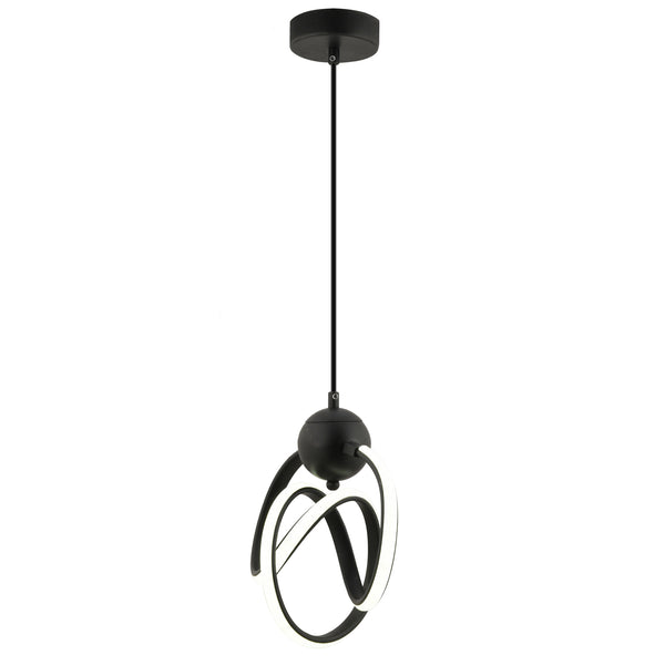 Lustra Led HubRom, STARK Negru 3768-01-BL-01 26x90 cm 35 W / Lumina Calda,Rece,Neutra 0