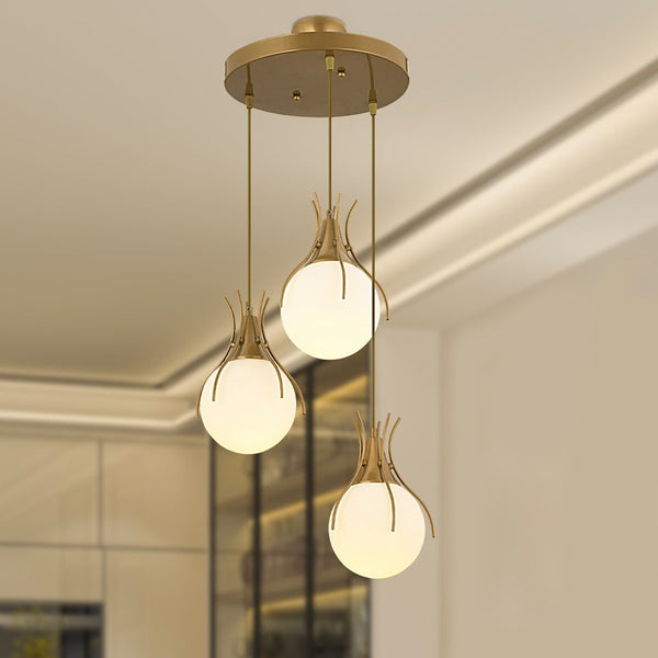 Lustra HubRom, TERRA 3759-03-FR 45x85 cm 3xE27-60W Antiq