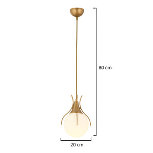 Lustra HubRom, TERRA 3759-01-FR 20x80 cm 1xE27-60W Antiq