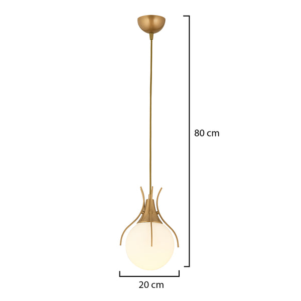 Lustra HubRom, TERRA 3759-01-FR 20x80 cm 1xE27-60W Antiq