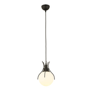 Lustra HubRom, TERRA 3759-01-BL 20x80 cm 1xE27-60W Negru