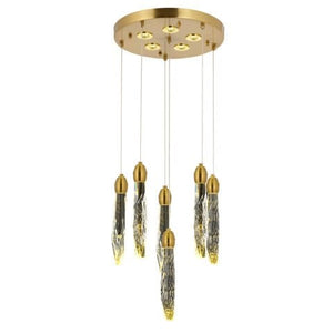 Lustra Led HubRom, TORTUM Antiq 5006-2994-52 35x35xHmax110 cm Lumina Calda,Rece,Neutra