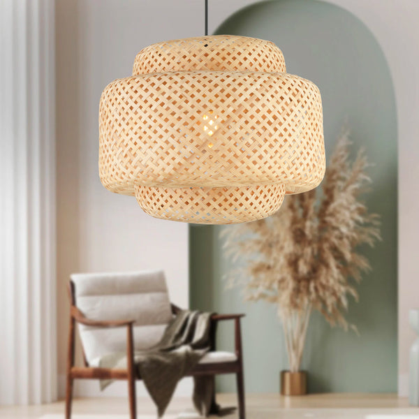 Lustra Răchită TRDUY 21030-1 37x80 cm 1xE27-60W 0