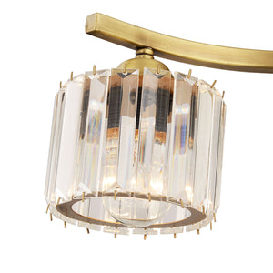 Plafonieara Cristal HubRom, TUFTY 3617-2S-FR 45x22 cm 2xE27-60W Antiq