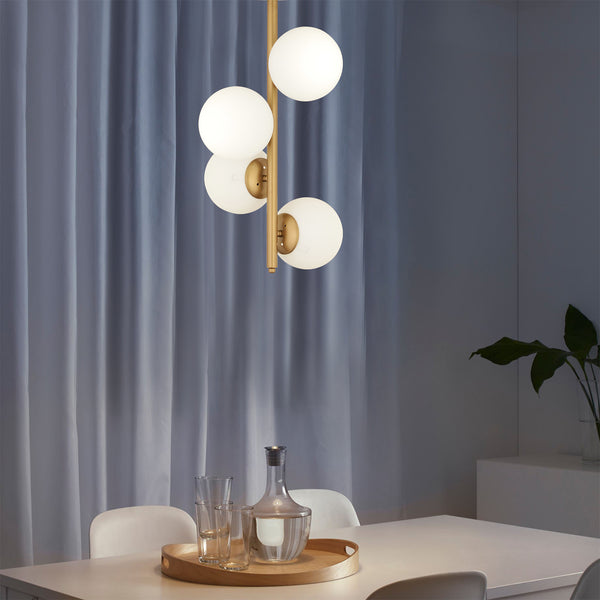 Lustra HubRom, UZEL 3588-04-FR 40x60 cm 4xE27-60W Antiq