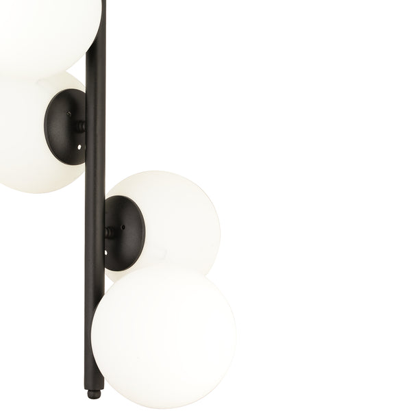 Lustra HubRom, UZEL 3588-04-BL 40x60 cm 4xE27-60W Negru