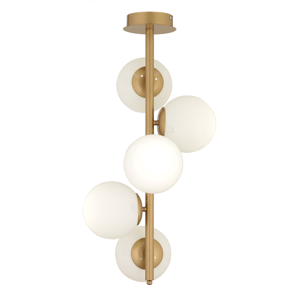 Lustra HubRom, UZEL 3588-05-FR 40x 70 cm 5xE27-60W Antiq