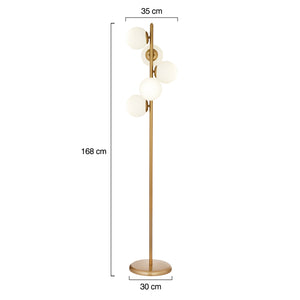 Lampader HubRom, UZEL 3588-5L-FR 30x153 cm 5xE27-60W Antiq