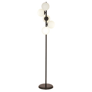 Lampader HubRom, UZEL 3588-5L-BL 30x153 cm 5xE27-60W Negru