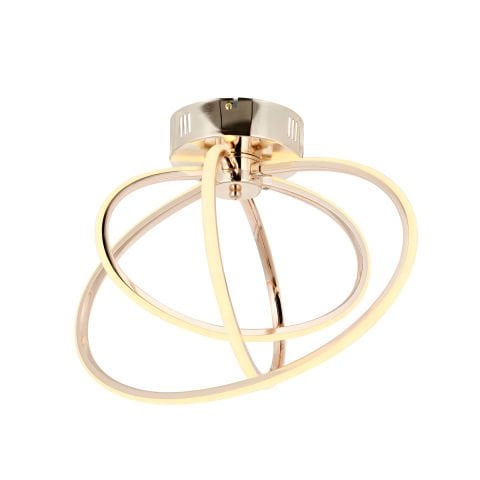 Plafoniera Led HubRom, VARNA Auriu 5403-5086-54 48x33 cm 42 W / 4000 K Lumina Calda,Rece,Neutra