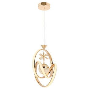 Lustra Led HubRom, VEGA Auriu 5001-0377-54 40x30xHmax90 cm Lumina Calda,Rece,Neutra