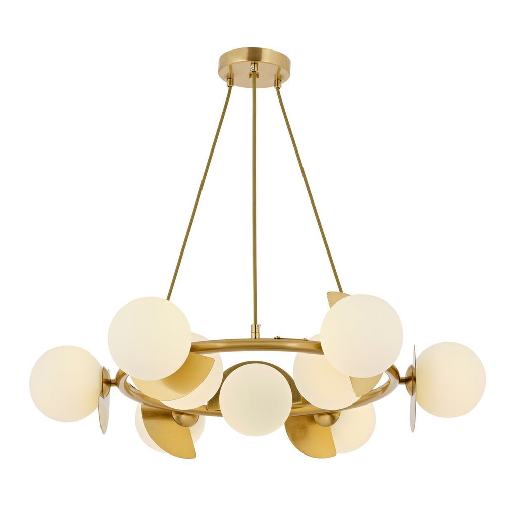 Lustra HubRom, VENUS 5009-7104-52 70x70xHmax100 cm 9xG9 Antiq