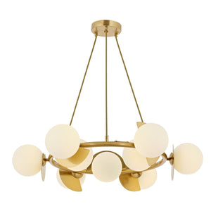 Lustra HubRom, VENUS 5009-7104-52 70x70xHmax100 cm 9xG9 Antiq