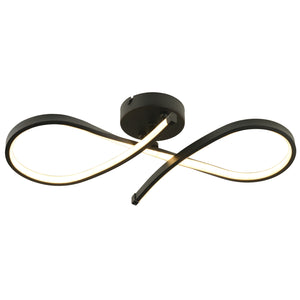 Plafonieara Led HubRom, VETTO Negru 3843-01-BL 52x11 cm 38 W / Lumina Calda,Rece,Neutra 0