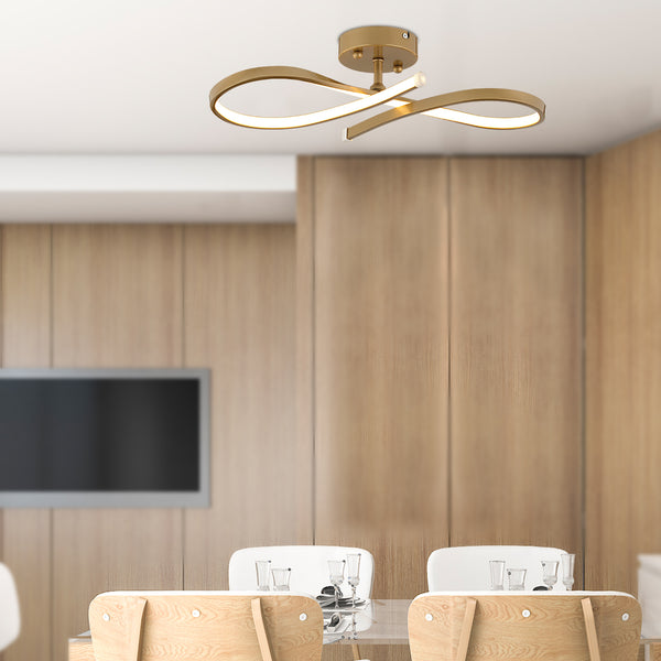 Plafonieara Led HubRom, VETTO Antiq 3843-01-FR 52x11 cm 38 W / Lumina Calda,Rece,Neutra 0