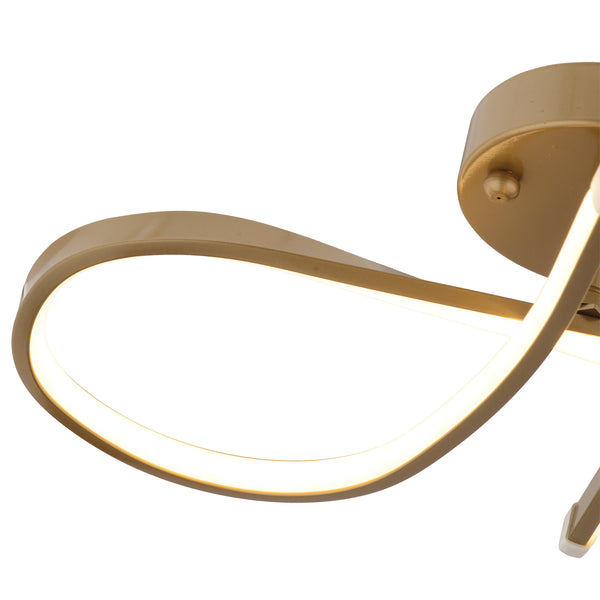 Plafonieara Led HubRom, VETTO Antiq 3843-01-FR 52x11 cm 38 W / Lumina Calda,Rece,Neutra 0