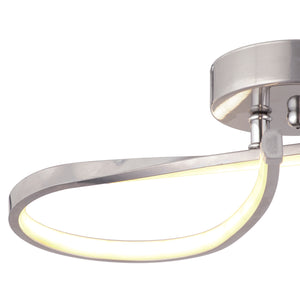 Plafonieara Led HubRom, VETTO Crom 3843-01-CH 52x11 cm 38 W / Lumina Calda,Rece,Neutra 0
